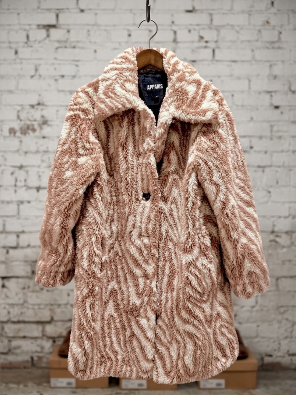 ANTHROPOLOGIE Apparis Rico Swirl Print Coat